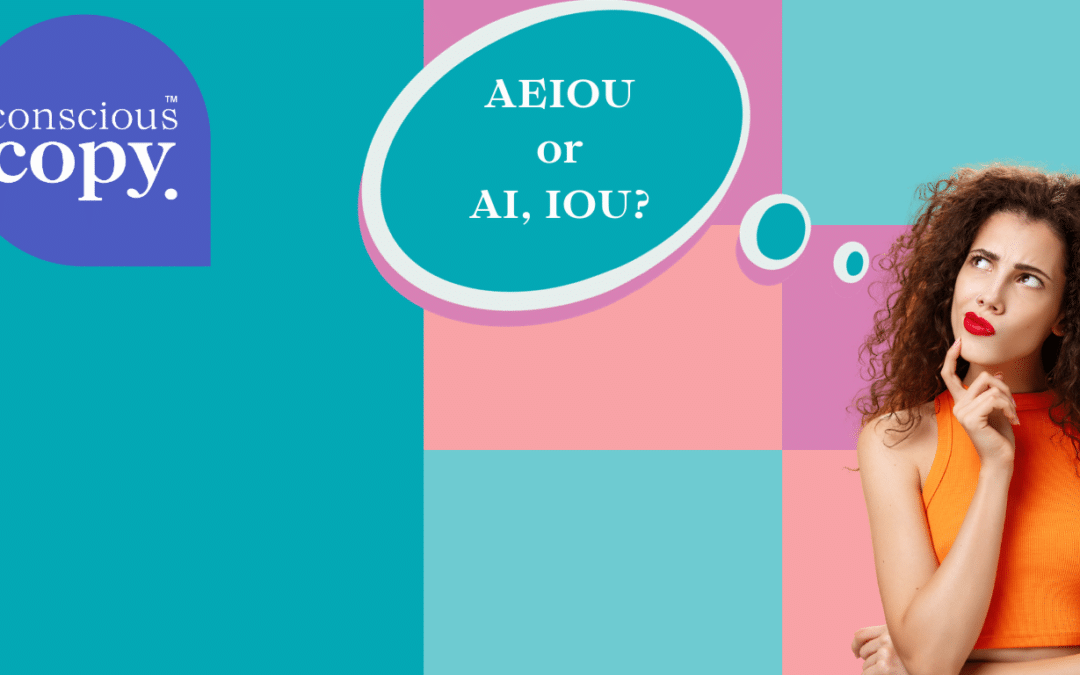 Will AEIOU be replaced with AI, IOU?